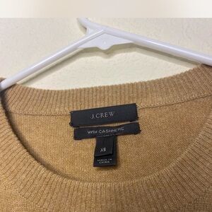 J. Crew Women's Cashmere Crewneck Sweater - Camel